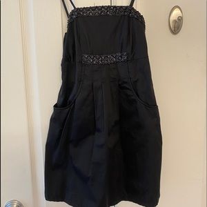 Armani Exchange Black Mini Dress